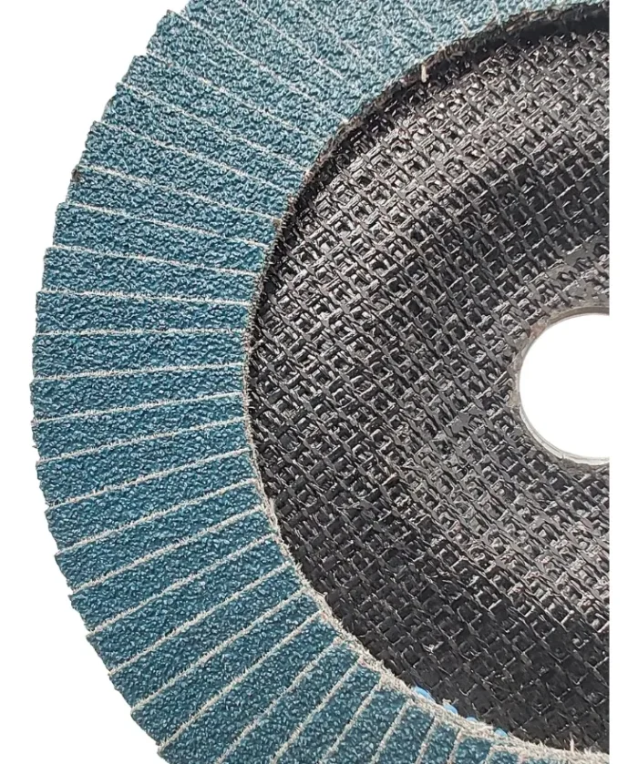 Disco Flap Zircônio 115mm Furo 22,2mm Grão 40 Lixa Desbaste - Imagem 2