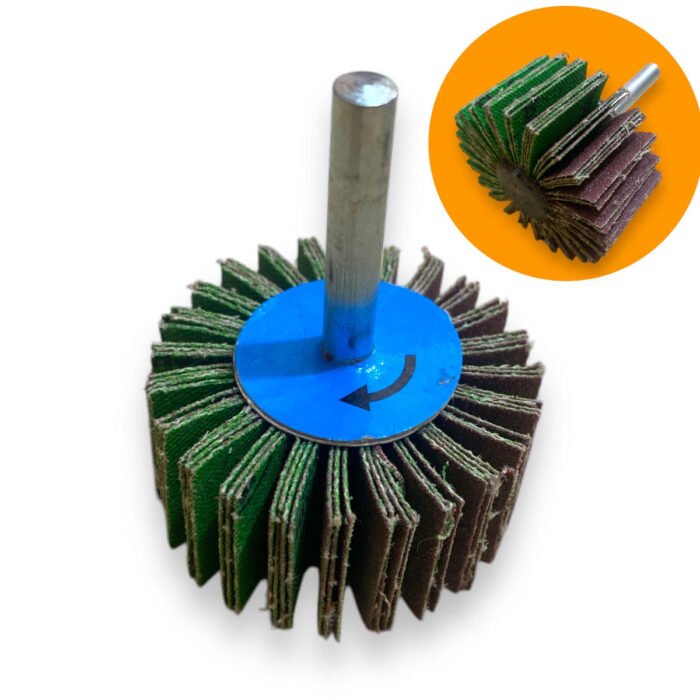 Roda De Lixa Flap - Mini Kontour 50X25 GRÃO #80 - Imagem 1