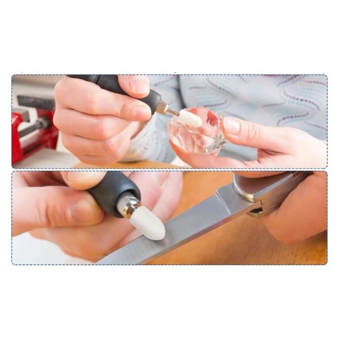 Kit 12 Peças Ponta Feltro Montadas Polimento Dental - Imagem 3