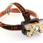 Lanterna de Cabeça Recarregável Farol LED Portátil Camping