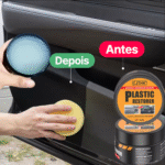Restaurador Revitalizador Profissional Automotivo Reparo Polimento Plástico Couro Borracha Pneu 50g Não Sai Com Água