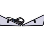 1 Par De Olhos Luz LED Farol Luz Traseira Motocicletas Carro