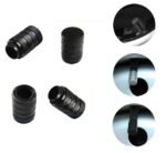 4 Peças Tampa Bico Pneu Válvula Carro Moto Bicicleta Veiculo - Imagem 5