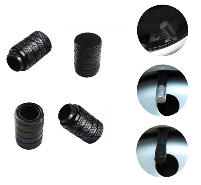 4 Peças Tampa Bico Pneu Válvula Carro Moto Bicicleta Veiculo - Imagem 5