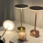 Lâmpada de Mesa LED Touch Luminária Recarregável Cabeceira - Imagem 5