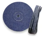 Roda Brim Solto (1 Costura) 15cm - Polimento Fino em Metais: Alumínio Inox Prata Bijoux Latão