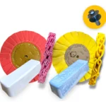 Kit 383 - Plissado 25cm Corte Polimento Brilho Espelhamento Metais Aluminio Inox Faca Ferramentas Rodas