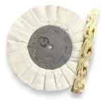 Disco Plissado Natural 25CM - Lustro Resina Acrílico Lanterna Viseira Farol Display