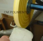 Roda Algodão Amarelo 45cm - Brilho Espelhamento Faca Inox Ferro Alumínio Cubas Ourives Fornitura - Imagem 10
