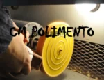 Roda Algodão Amarelo 50cm - Brilho Espelhamento Faca Inox Ferro Alumínio Cubas Ourives Fornitura - Imagem 2
