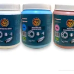 Trio Massas Abrasivas Liquidas Polimento Brilho Espelhamento - Inox Latão Aluminio Metais Roda Tanque