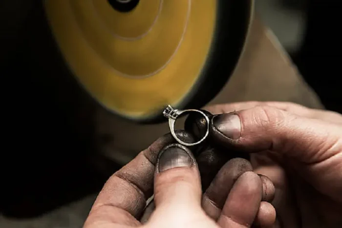 Roda Algodão Amarelo 7,5cm - Brilho Espelhamento Faca Inox Ferro Alumínio Cubas Ourives Fornitura - Imagem 3