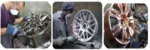 Roda Lona 45cm - Polimento Pesado Corte Corte Metais em Geral Aço Ferro Moveis da Jardim Chapa Metais - Imagem 3