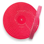 Roda de Algodão Rosa 30cm - Corte Polimento Metais Alumínio Inox Rodas Tanque Automotivo Baú