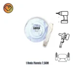 Roda Flanela 7,5cm - Lustro Final em Metais Acrílico Madeira Resina Jóias Plástico Carros Tanque - Imagem 2