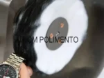 Roda Flanela 35cm x 2,5cm - Lustro Final em Metais Acrílico Madeira Resina Jóias Plástico Carros Tanque - Imagem 9
