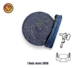 Roda Jeans 20cm - Polimento Fino em Metais: Alumínio Inox Prata Bijoux Latão Baú Armas Rodas Faca - Imagem 2