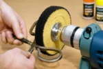 Roda Transisal Amarelo 10cm - Tirar Riscos Corte Inox Aluminio Ferro Metais Tanque Rodas Armas - Imagem 5