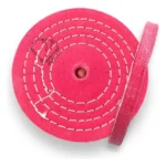 Roda de Algodão Rosa 15cm - Corte Polimento Metais Alumínio Inox Rodas Tanque Automotivo Baú