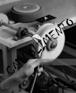 Roda Lona 20cm - Polimento Pesado Corte Metais em Geral Aço Ferro Moveis da Jardim Chapa Metais - Imagem 5