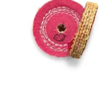 Roda Transisal Rosa 7,5cm - Tirar Riscos Marcas Corte Inox Aluminio Ferro Metais Tanque Rodas Armas