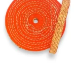 Roda Transisal Vermelho 15cm - Tirar Riscos Corte Inox Aluminio Ferro Metais Tanque Rodas Armas