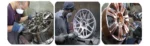 Roda Lona 25cm - Polimento Pesado Corte Metais em Geral Aço Ferro Moveis da Jardim Chapa Metais - Imagem 4