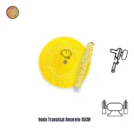 Roda Transisal Amarelo 15cm - Tirar Riscos Corte Inox Aluminio Ferro Metais Tanque Rodas Armas - Imagem 2