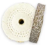 Roda Transisal 7,5cm - Tirar Riscos Polimento Inox Aluminio Cubas Ferro Faca Tanque Rodas Armas