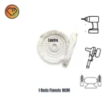 Roda Flanela 10cm - Lustro Final em Metais Acrílico Madeira Resina Jóias Plástico Carros Tanque - Imagem 2