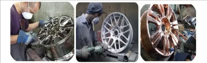 Roda Lona 40cm - Polimento Pesado Corte Metais em Geral Aço Ferro Moveis da Jardim Chapa Metais - Imagem 9