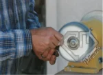 Roda Lona 20cm - Polimento Pesado Corte Metais em Geral Aço Ferro Moveis da Jardim Chapa Metais - Imagem 4