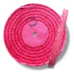 Roda Transisal Resinado Rosa Duro 20X1,5CM - Tirar Riscos Polimento Inox Aço Cutelaria