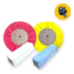 Kit 377 - 5 Peças Discos Ventilados 25cm Massa Grandes Tanque Rodas Inox Aluminio Metais Sela Arreio Facas