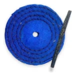 Roda Transisal Azul Resinado Duro 15CM - Expessura 10mm - Corte Riscos Polimento - Imagem 4