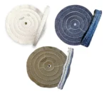Kit 360 - 3 Boinas 15cm Polimento Metais Aluminio Inox Armas Sela Latão Rodas Baús Facas